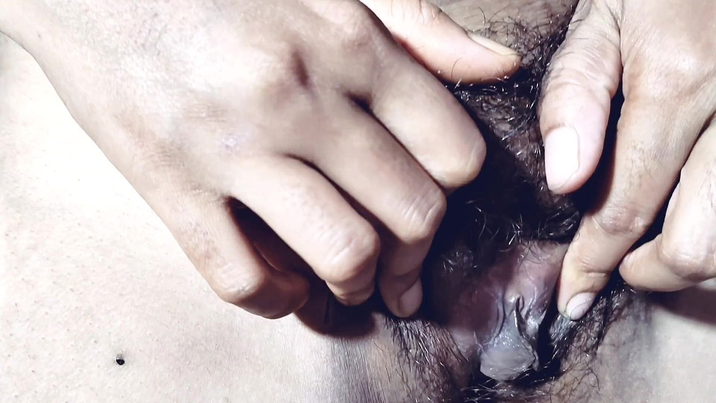 Hot village girl showing her hairy pussy 😺 after nude changing hot dress