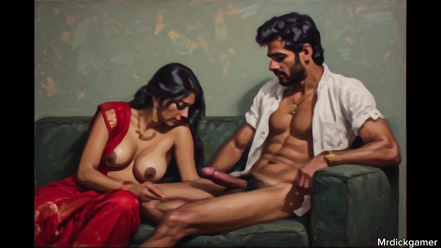 Massage sex hot indian girlfriend gives massage to her boyfriend’s cock and makes him cum