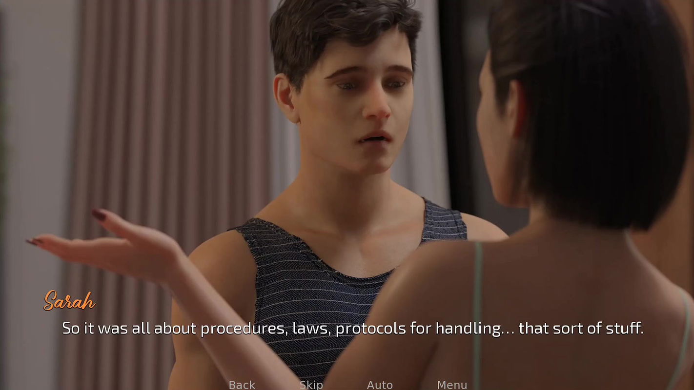 Sweet conversation with step sister