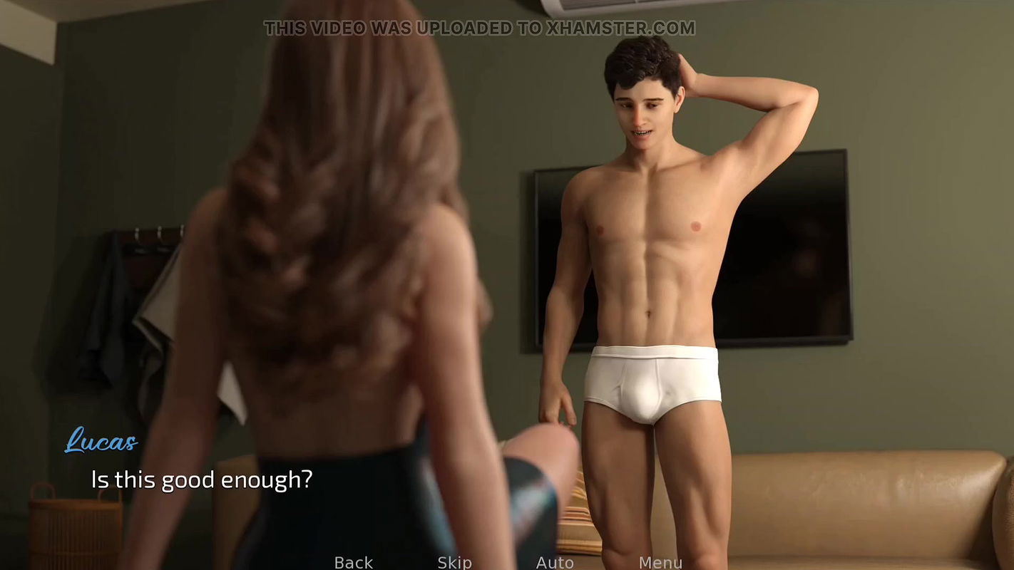 The stepmother is spending fun time with her stepson