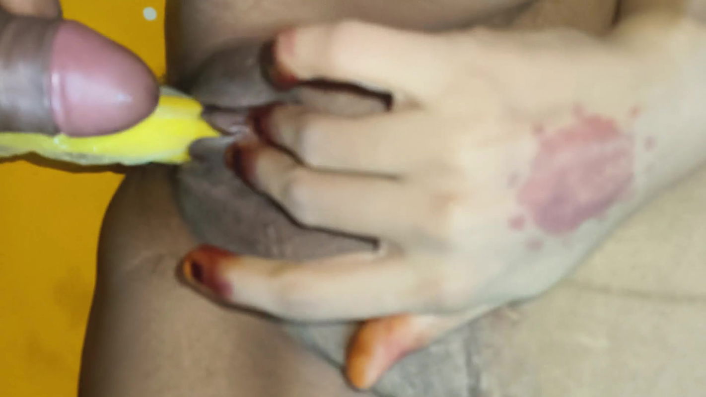 2nd part Fuck with toy stick After fucking with chair