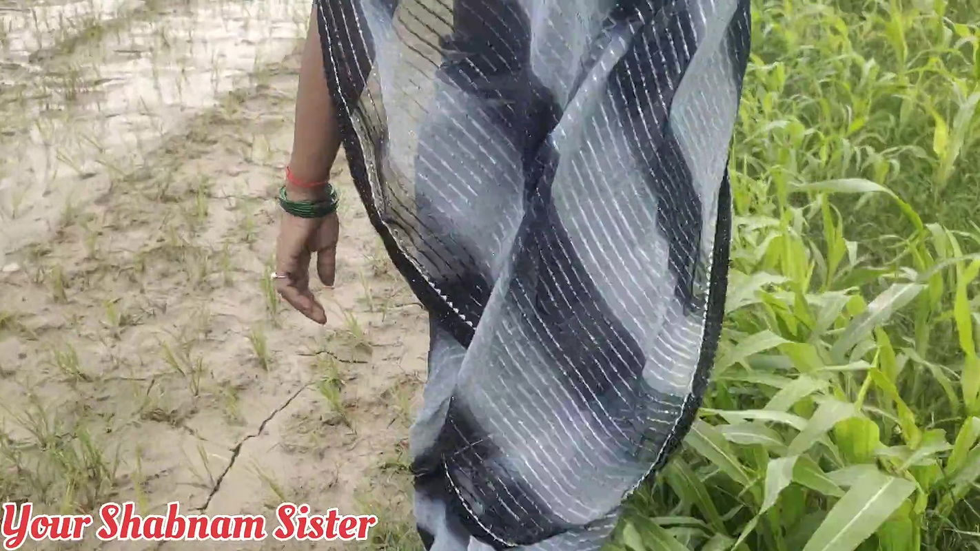 Bhabhi, if I fuck you in the field then someone will see you, I will fuck you at home, brother-in-law, fuck my ass too, hindi