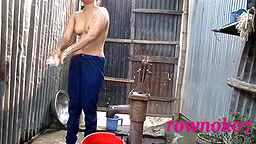 Bangadeshi Village Young Girl Bathroom Bath Boobs Pussi Show a and Masterbason all Body 2nd Part