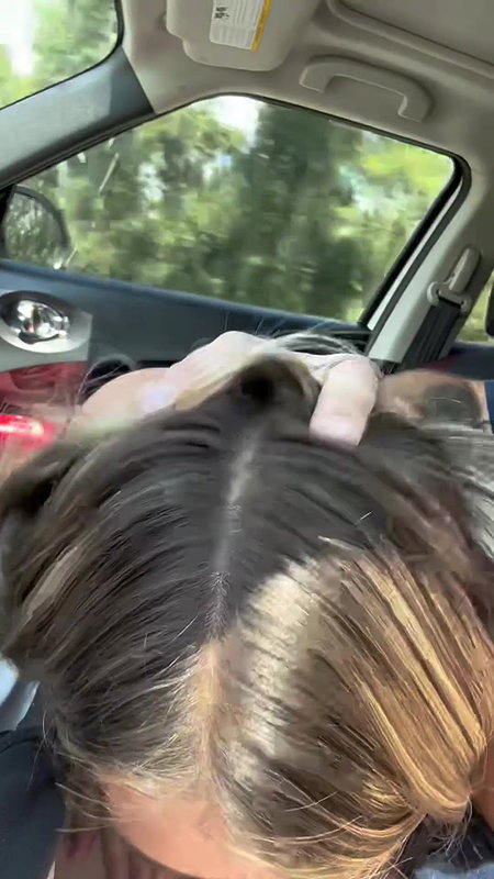 Stranger Babe sucked his dick for driving her home 12