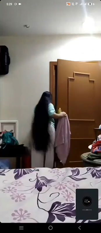 Cute girlfriend video call to lover shows big boobs 12