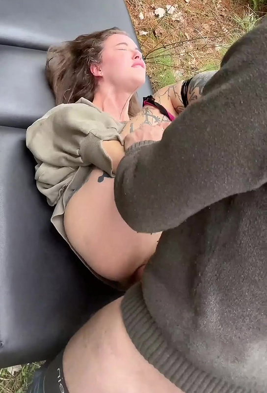 Having Pleasure Anal Time in the Woods with Stranger 12