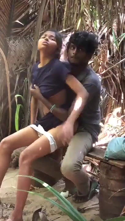 Horny lover fucking from behind in outdoor with moaning expression 12