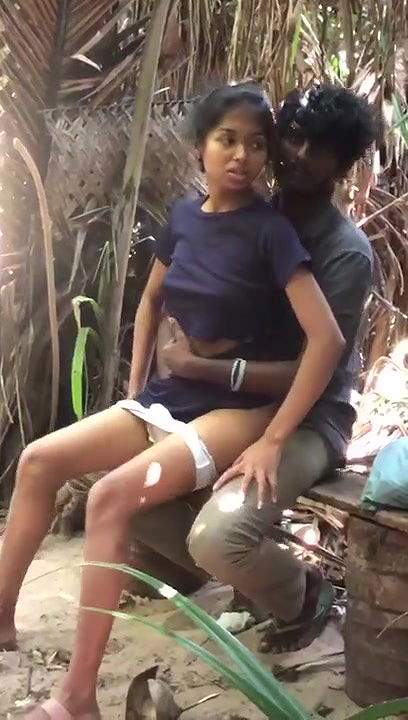 Horny lover fucking from behind in outdoor with moaning expression 12