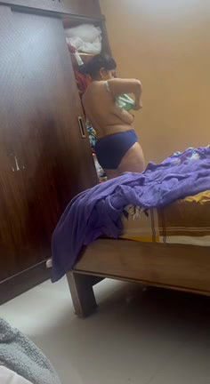 MILF teacher big boobs showing during dress change 12