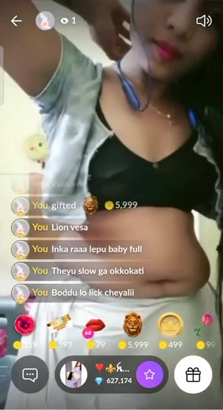 Gorgeous Looking Babe Honey Telugu in Saree Full Show 121 2