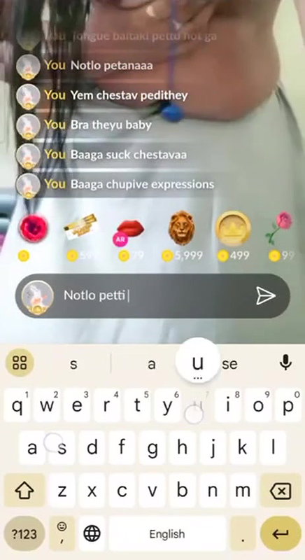 Gorgeous Looking Babe Honey Telugu in Saree Full Show 121 2