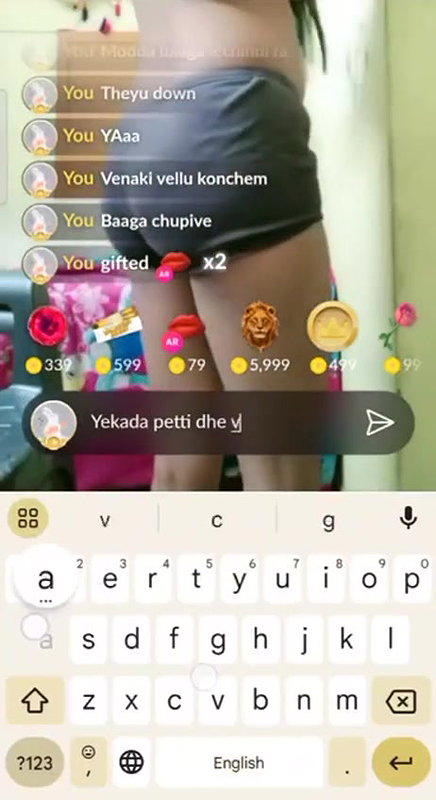 Gorgeous Looking Babe Honey Telugu in Saree Full Show 121 2