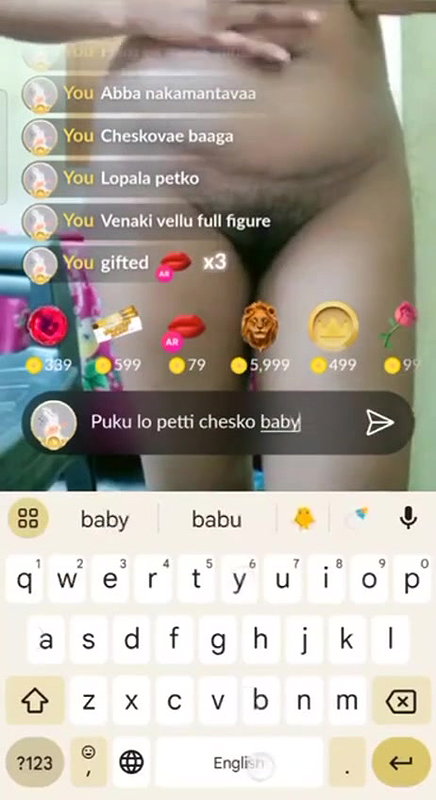 Gorgeous Looking Babe Honey Telugu in Saree Full Show 121 2