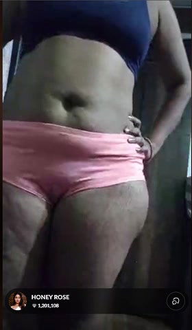 Honey Rosi Telegu tango bhabi full ass twerking in premium live with face 2