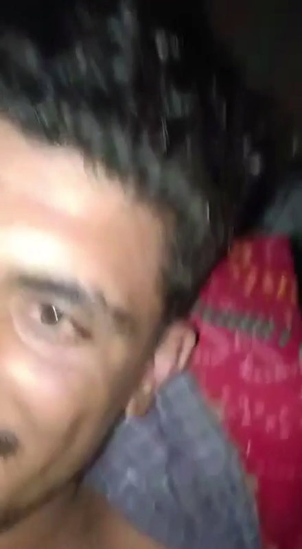 Indian cute wife riding with husband 2