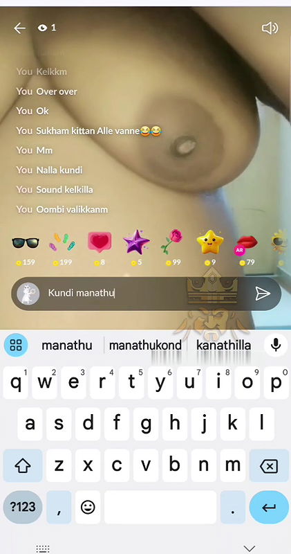 Chubby BBW Mumthaz Mallu Kutty Twerking Ass and FIngering Her Pussy on Tango Live 2