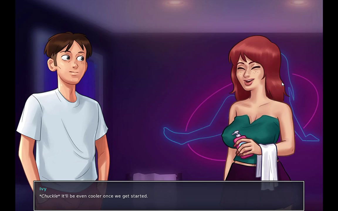 anime hot aunty in summertime saga