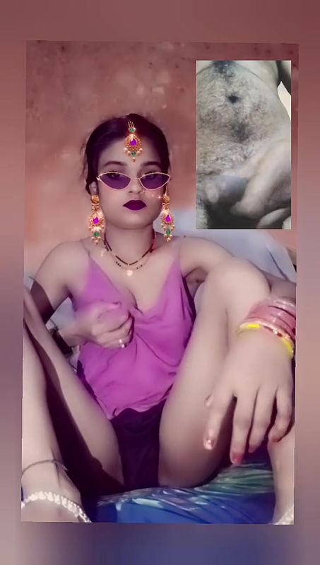 Beautiful Girl sex chating with her husband’s friend on video call
