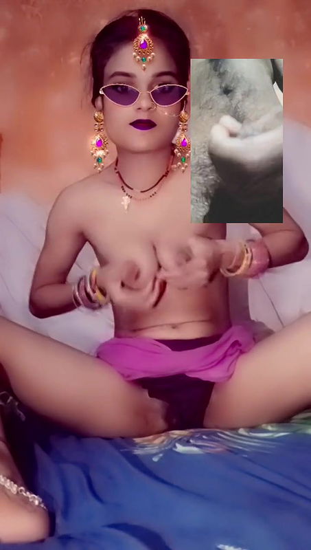 Beautiful Girl sex chating with her husband’s friend on video call