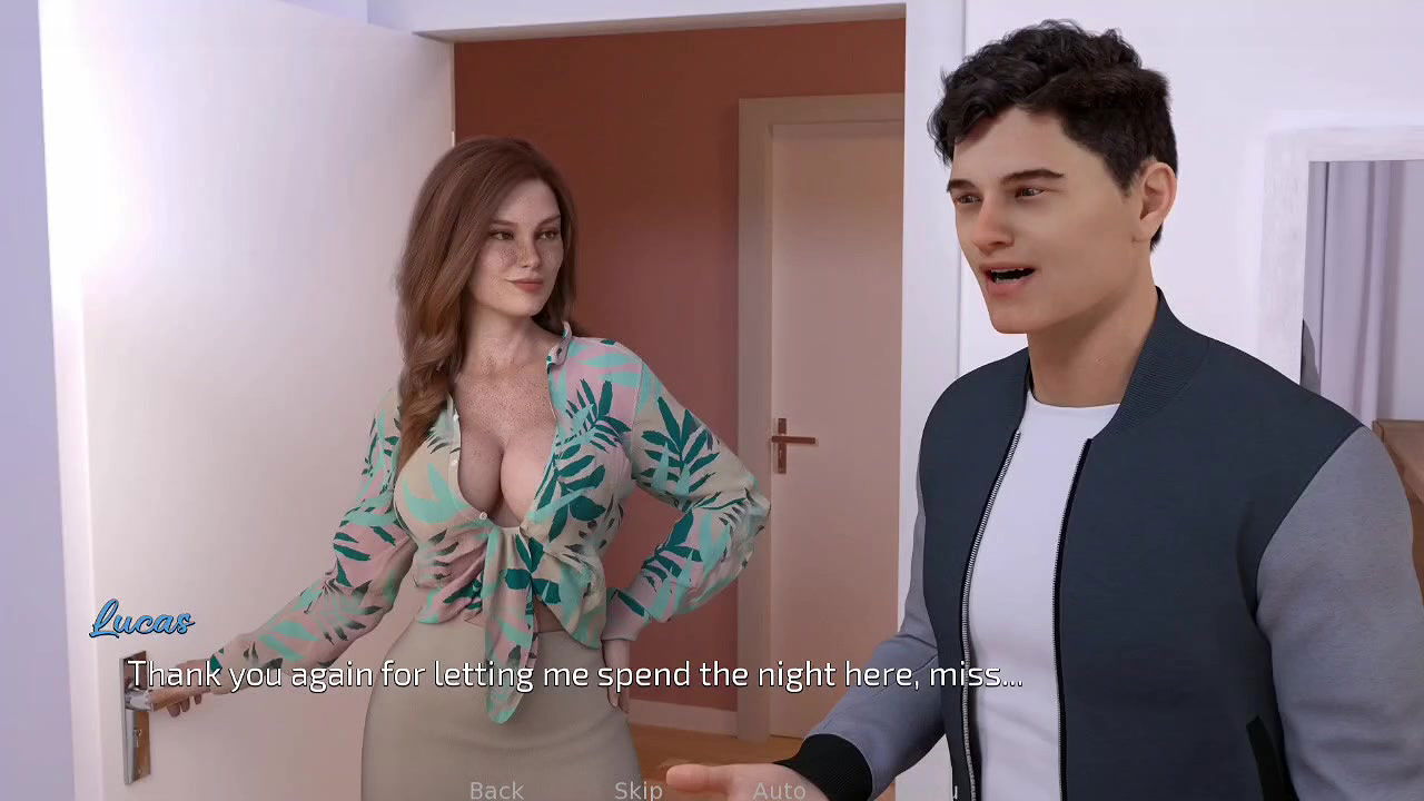 Conversation with beautiful landlady