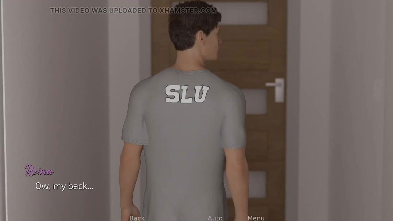 Giving a relaxing massage to my stepmother