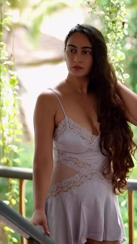 BOLD FEMALE FATALE MEGHA SHUKLA WILD IN BACKLESS SEXY MINI DRESS2