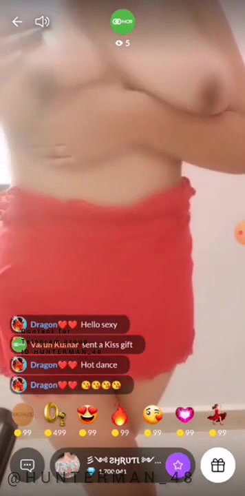Cute Babe Shruthi Nude Tango Live2