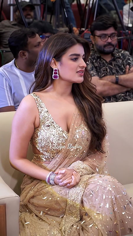 NIDHI AGARWAL CAPTIVATING JUICY FAPWORTHY CLEAVAGE EXOTIC TEASE AT EVENT HQ VIDEOS2