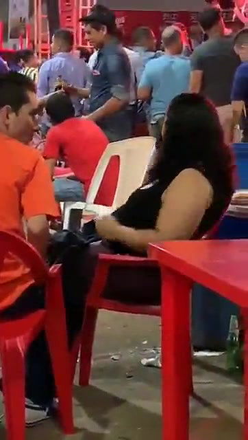 Horny Man Sucking Wife Boob In Public