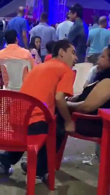 Horny Man Sucking Wife Boob In Public