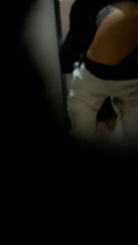 Hijabi girl Naked Ass and black panty captured secretly while pissing