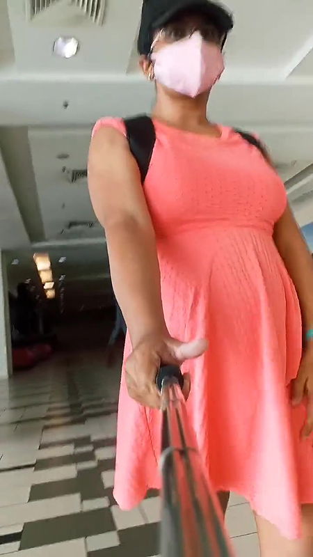 Desi Mature shemale 2 videos selfie in mall and park show