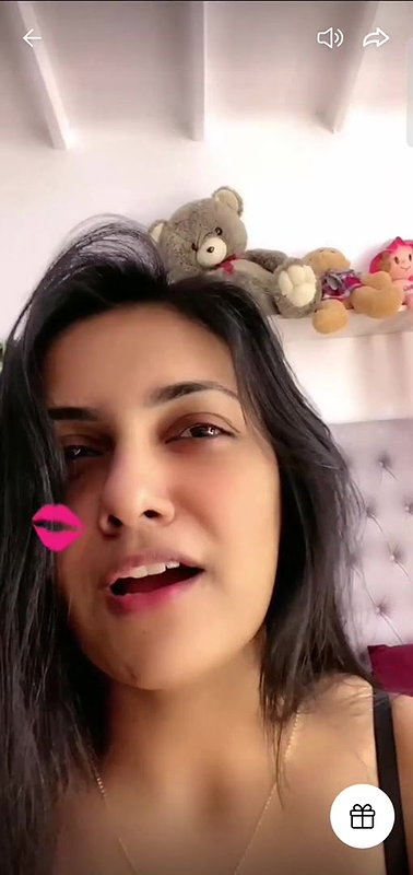 Busty Nishala Nishanka Hot Live