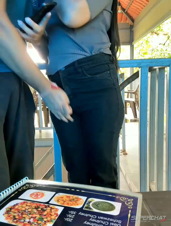 Miss mallika handjob her hubby in public restaurant2