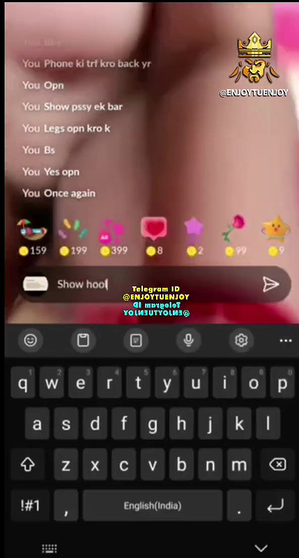 Hot Girl Mineral aka Manisha Live Tango Show 121 With Face2