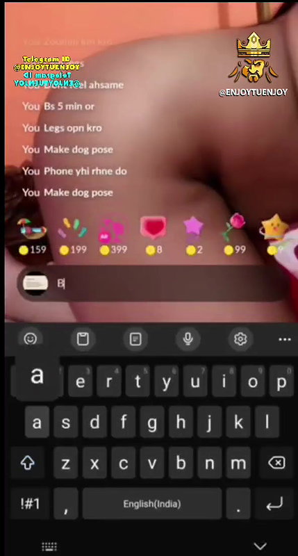 Hot Girl Mineral aka Manisha Live Tango Show 121 With Face2