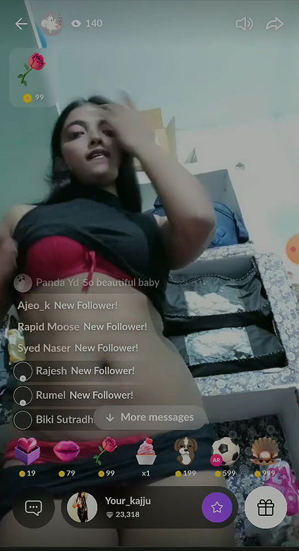 Horny Your_kajju Teasing Ass and Show Tits on Tango Live2