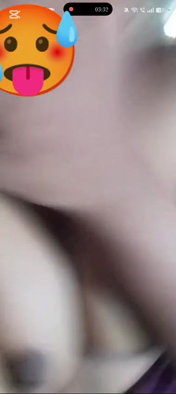 Hot babe shy to show her tiny boobs in video call to her bf2