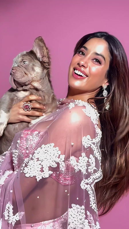 JHANVI MESMERIZING LUSTY DIVA BTS SHOOT GF MATERIAL IN DESI ATTIRE HQ VIDEO