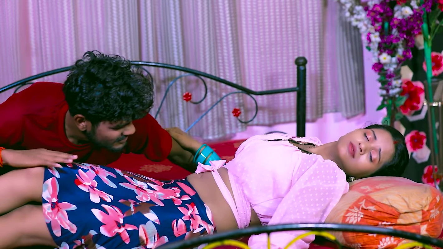 Suhana boobs pressed, rubbed and felt, navel show, shy horny expressions