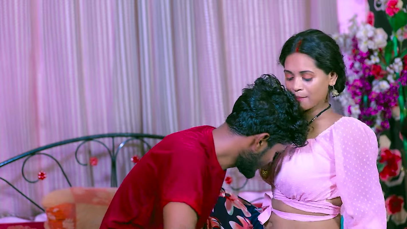 Suhana boobs pressed, rubbed and felt, navel show, shy horny expressions4