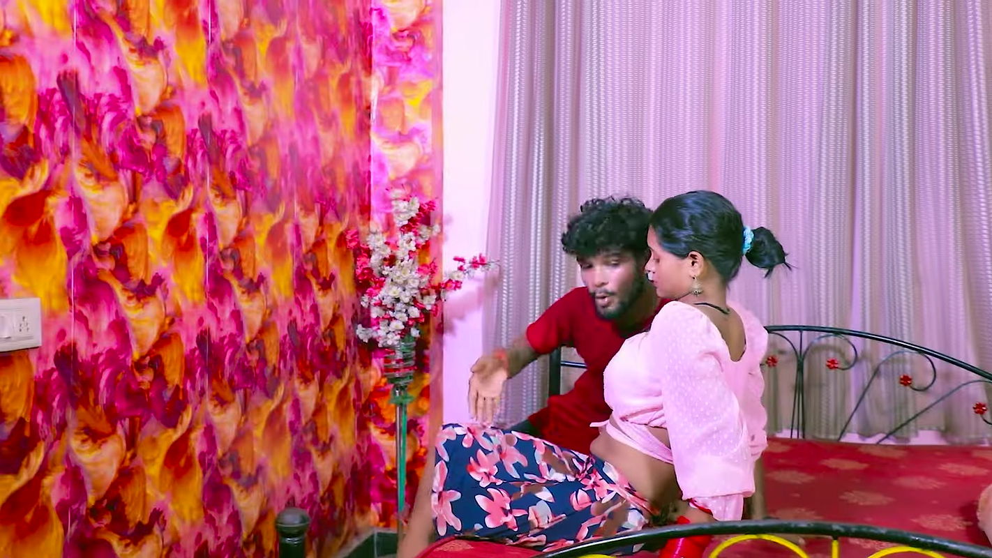 Suhana boobs pressed, rubbed and felt, navel show, shy horny expressions4