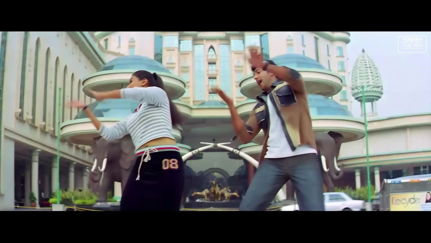 Asin bouncing boobs deep navel show ass shaking hottest Ayyo Ayyo 8K Video Song4