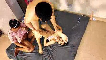 wo horny brunettes have a desi threesome with one lucky cock xxx