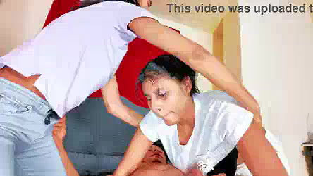 18yo bigcock lover shows all during threesome xxx porn