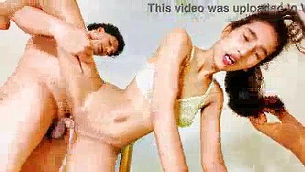 boyfriend to sexy girlfriends and she wanted a hot threesome sex BFF