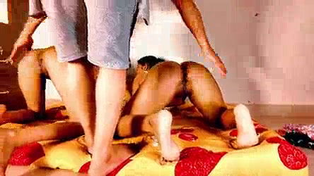 In four I fuck my neighbor and she makes me cum twice, 3some ffm