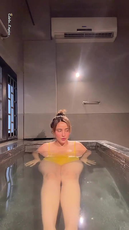 Neha And Aisha Sharma Cleavage And Mirror Selfie In Hot Dress2