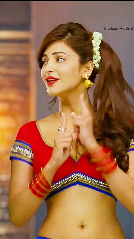 Shruti hassan erotic bouncing boobs deep navel ass shaking hottest 4K 60fps UHD Video4