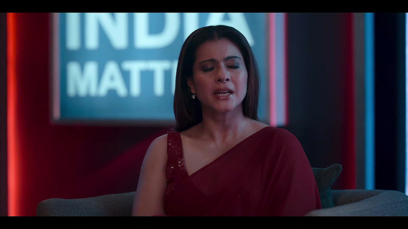 MILF Kajol Horny LipLock Big Busty Milk Tanker Boobs Exposing Cleavage-Trial S2-4K 2